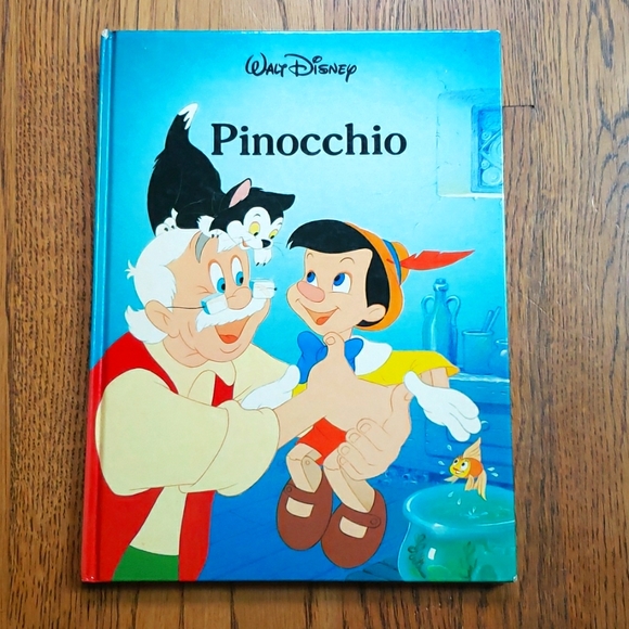 Disney Other - Vintage Disney's Pinocchio Large Hardcover Children's Book